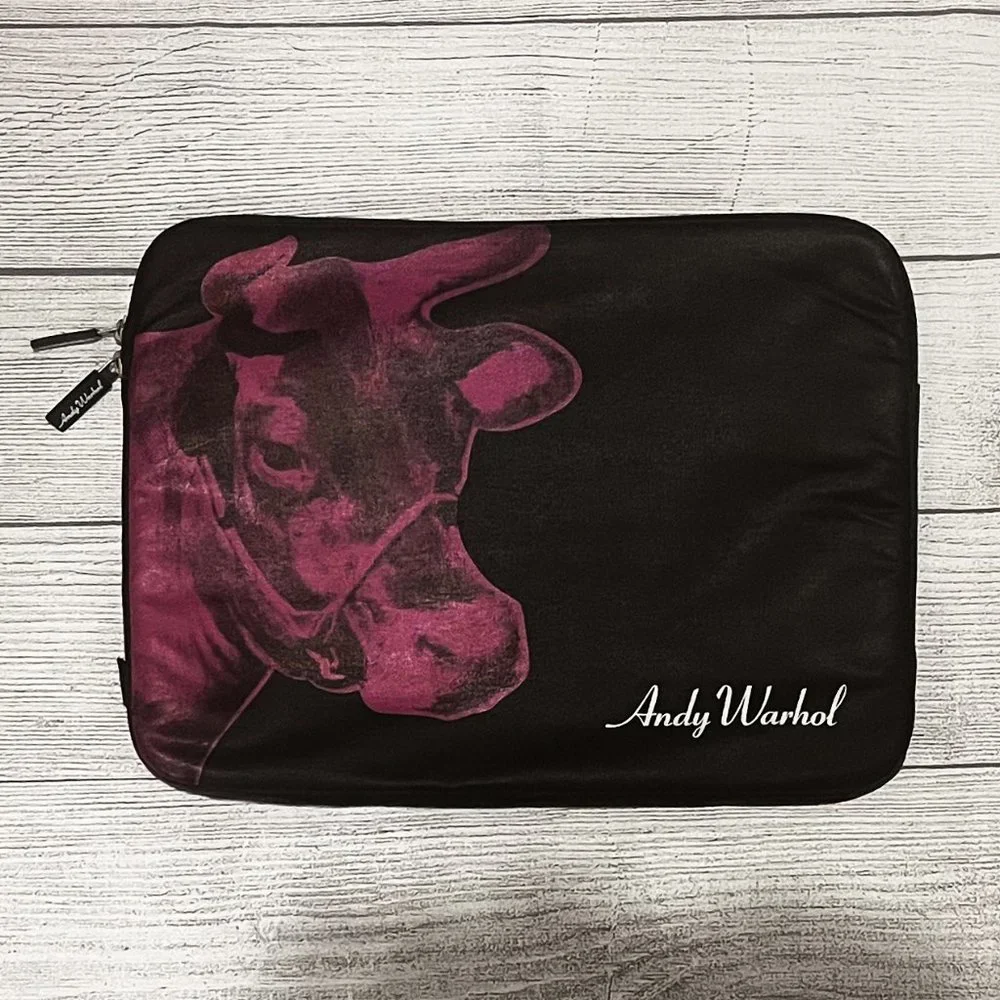 RARE Andy Warhol Laptop / Tablet / iPad Padded Zipper Case for 12